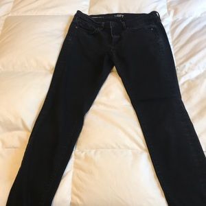 Loft-black skinny jeans. Size 6 petite